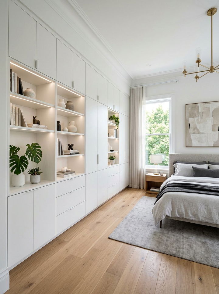 Floor To Ceiling Bedroom Built Ins - 30 bedroom built-in shelves