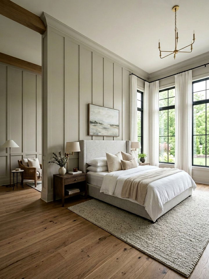 Floor To Ceiling Board And Batten - 30 bedroom board and batten ideas