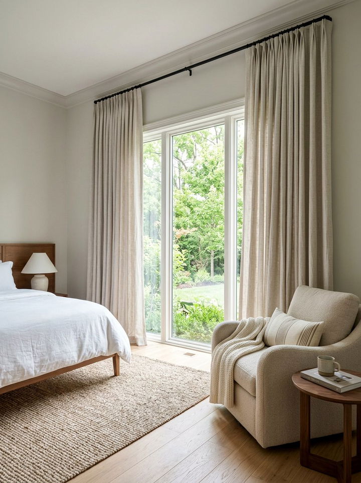 Floor To Ceiling Drapes - 30 one day bedroom ideas