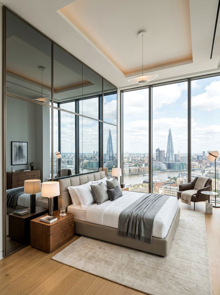 Floor To Ceiling Mirror - 30 bedroom mirror ideas