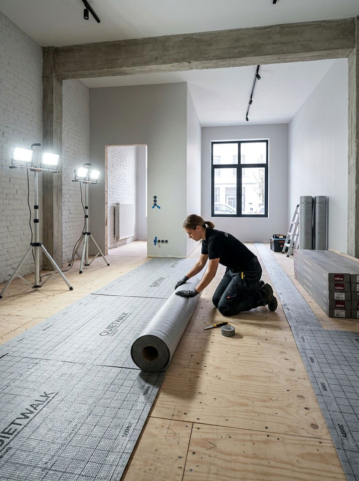 Floor Underlayment - 30 bedroom soundproofing ideas