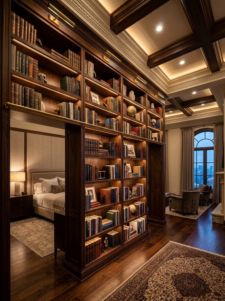 Floor to ceiling bookshelf - 30 bedroom shelf dividers