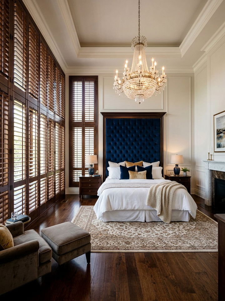 Floor to ceiling shutters - 30 bedroom plantation shutters