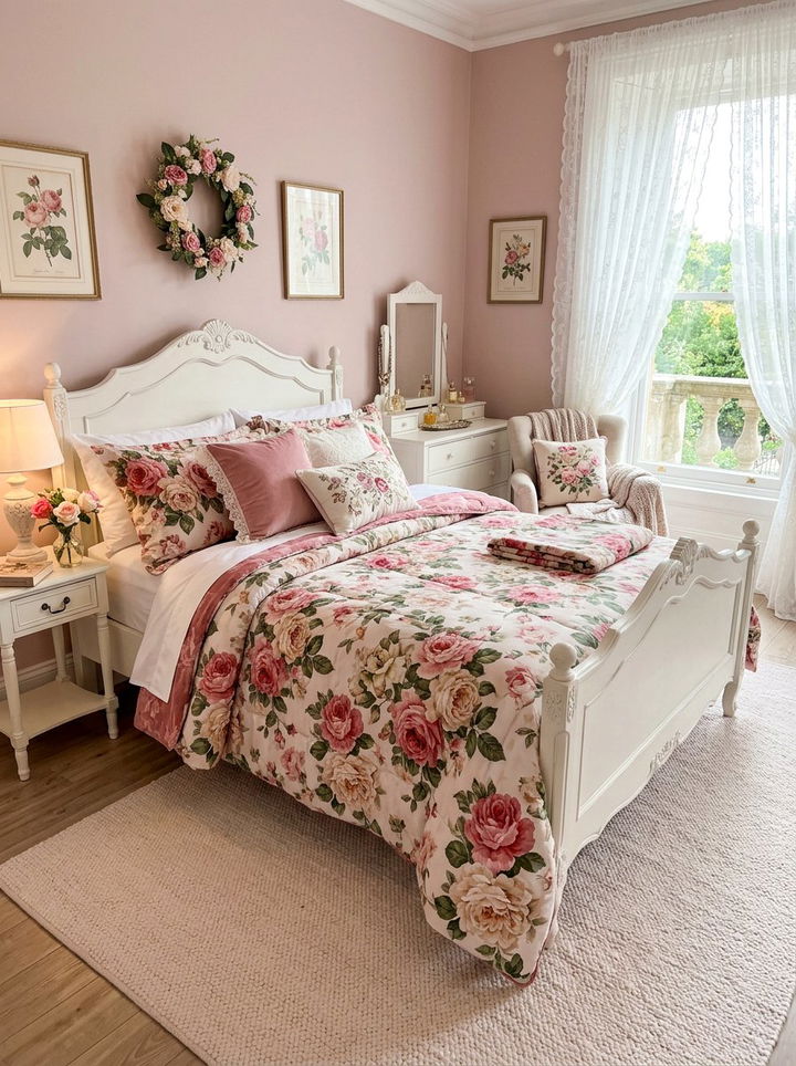 Floral Comforter Set - 30 bedroom comforter sets