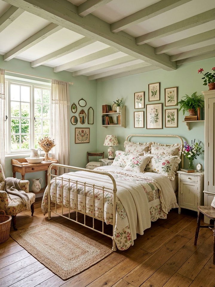 Floral Print Sham Bedroom - 30 bedroom pillow shams