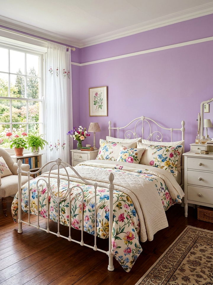 Floral silk bedding - 30 bedroom silk bedding ideas