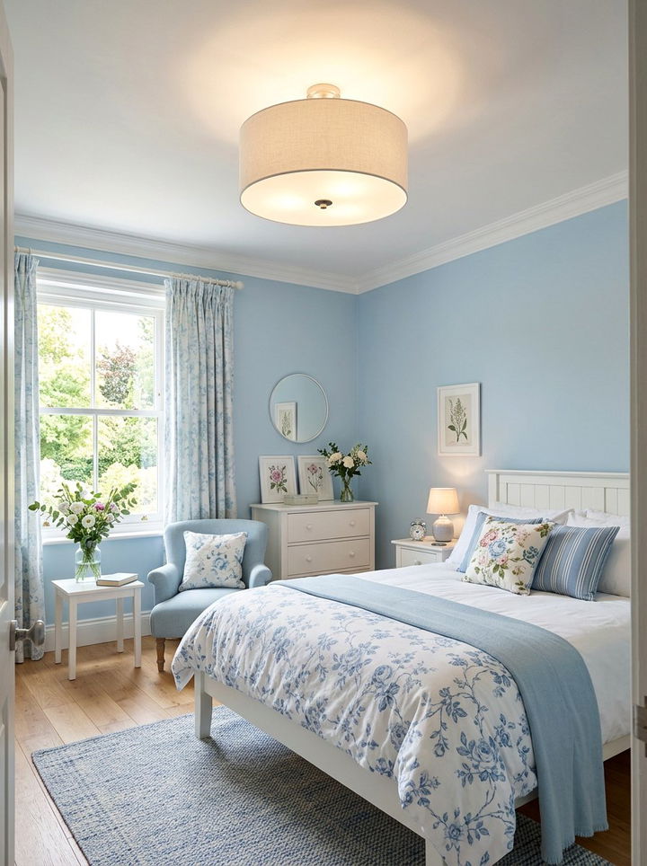 Flush Mount Ceiling Fixtures - 30 bedroom lighting ideas