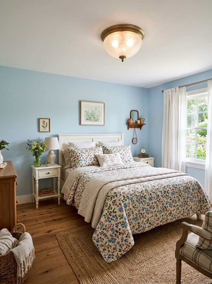 Flush Mount Ceiling Lighting - 30 bedroom layered lighting ideas