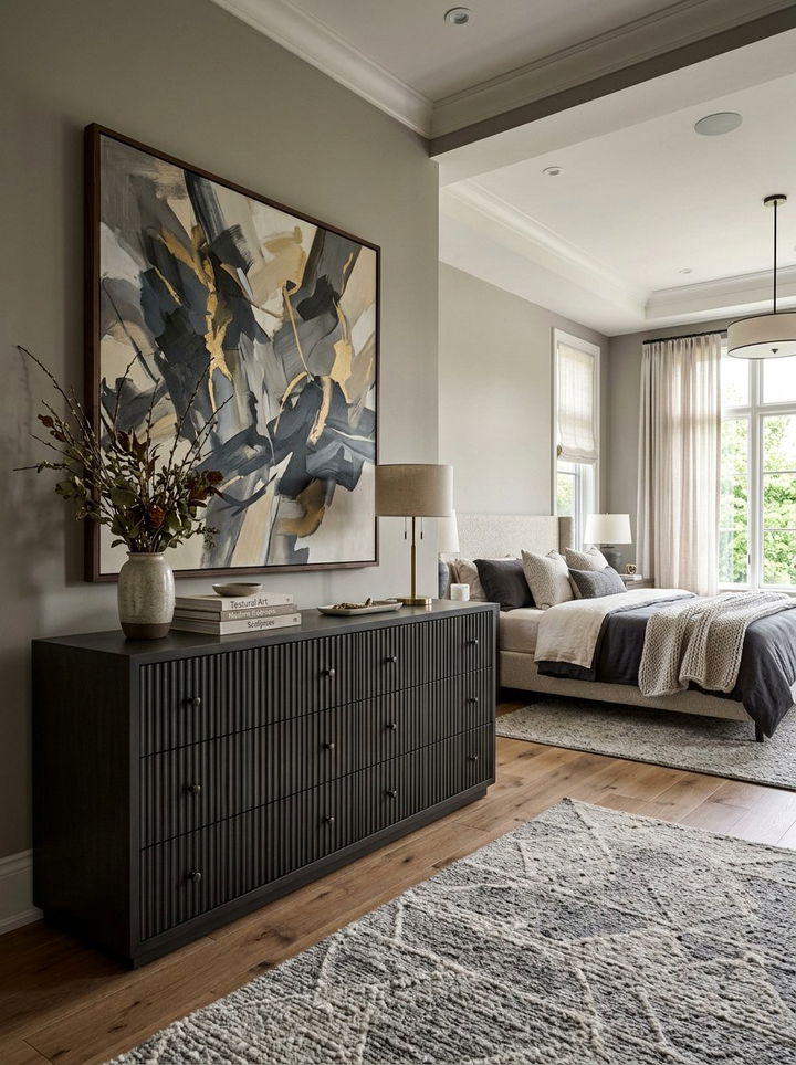 Fluted Front Wide Dresser - 30 bedroom wide dressers