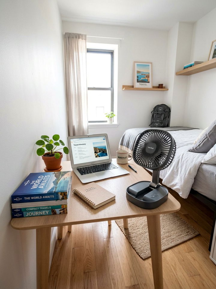 Foldable Travel Desk Fan - 30 bedroom desk fans