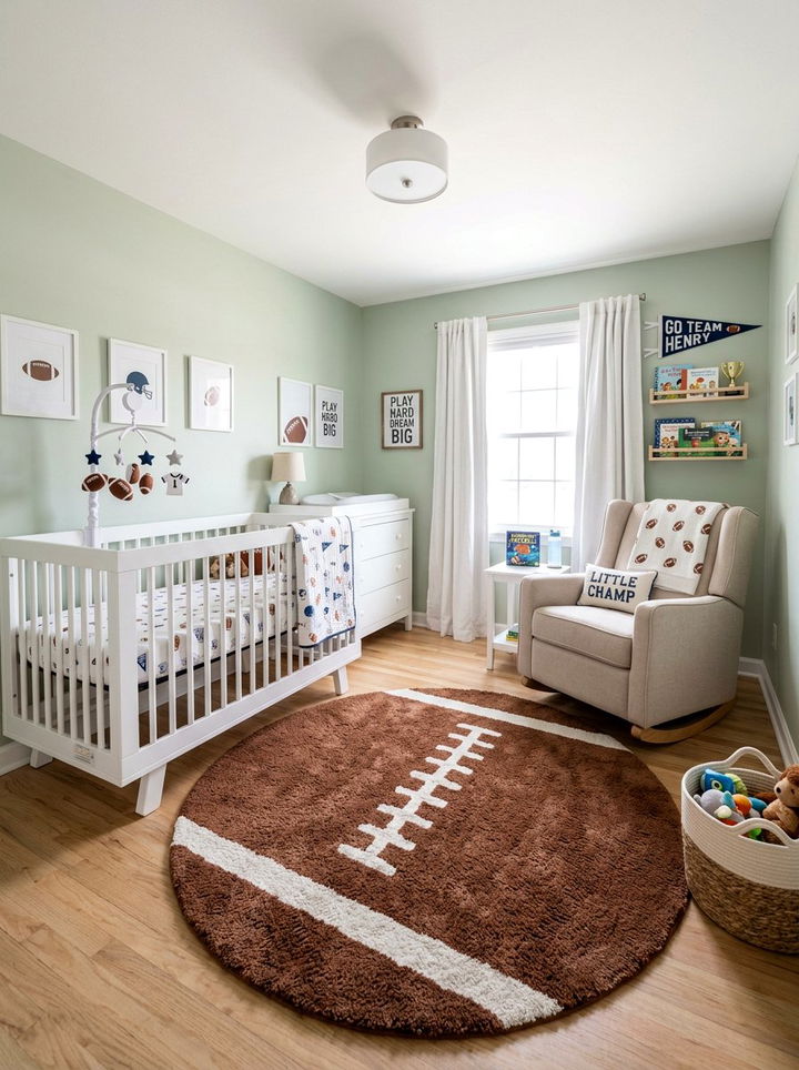 Football Nursery Theme - 30 football bedroom ideas