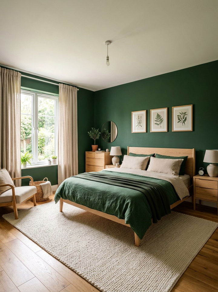 Forest Green And Beige Bedroom - 30 forest green bedroom ideas