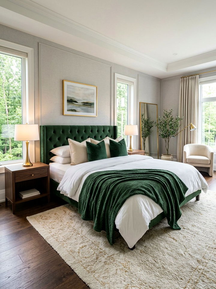 Forest Green Fleece Throw Blanket - 30 bedroom fleece blankets