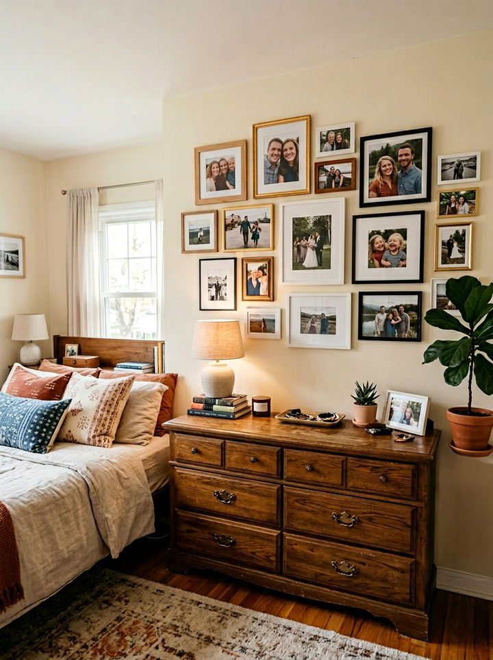 Framed Personal Photos - 30 bedroom finishing touches ideas