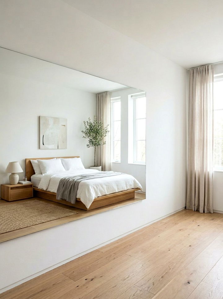 Frameless Minimalist Mirror - 30 bedroom decorative mirrors