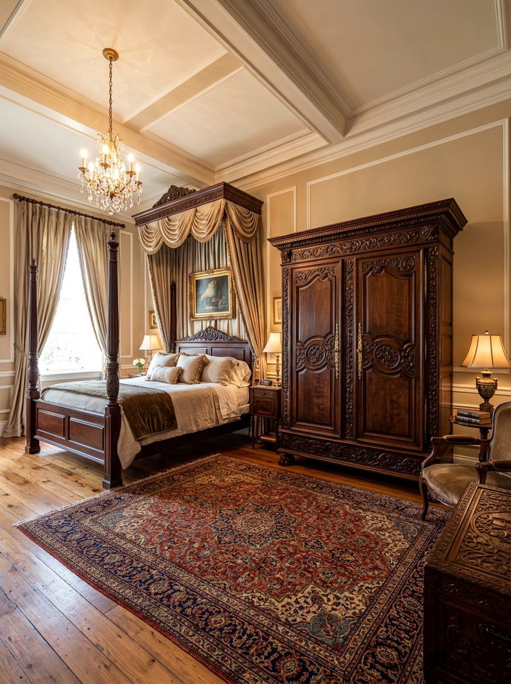 Freestanding Bedroom Armoire - 30 bedroom cabinet storage ideas