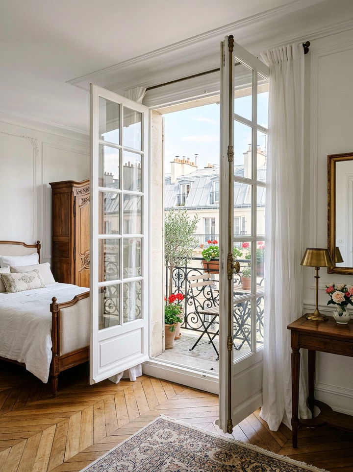 French Bedroom Doors - 30 bedroom door ideas