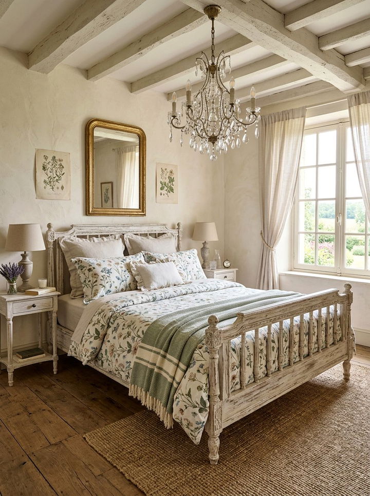 French Country Bed - 30 bedroom bed ideas