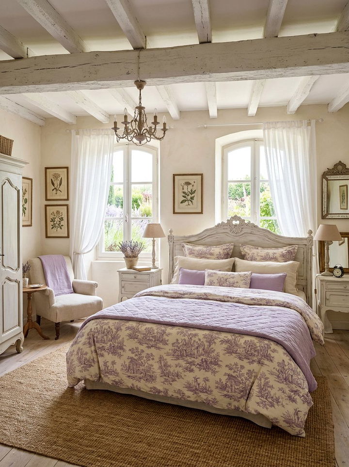 French Country Bedroom - 30 cozy bedroom ideas