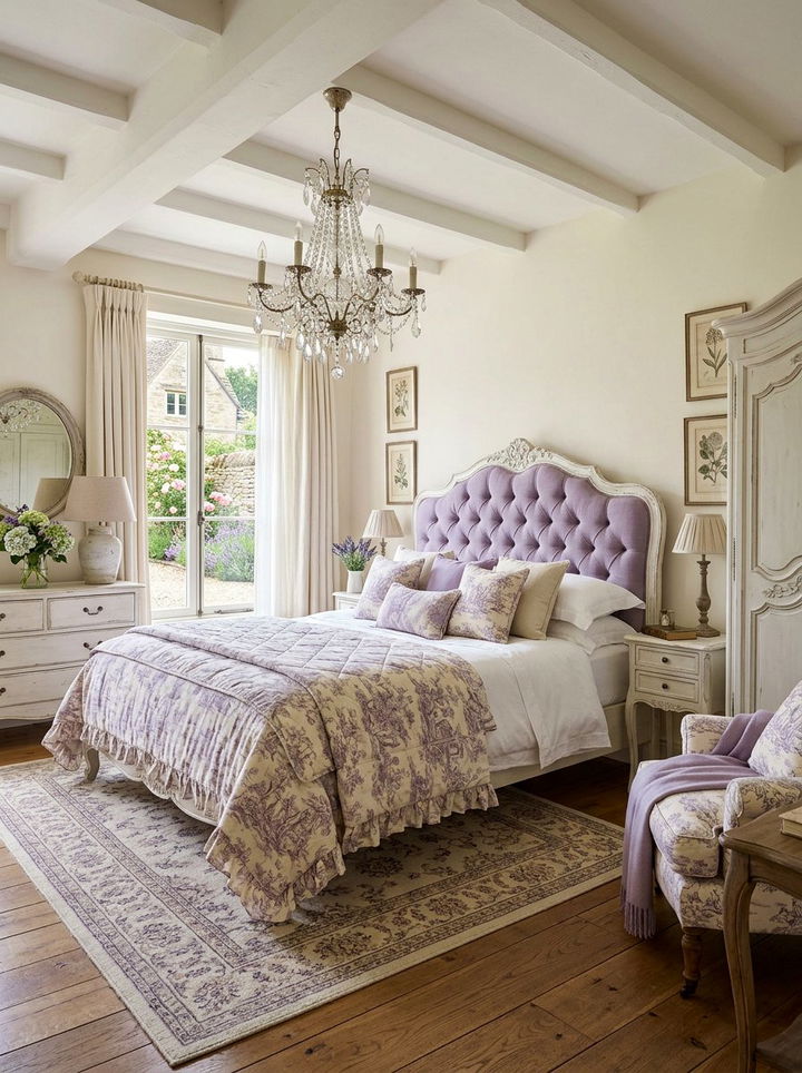 French Country Bedroom - 30 cozy bedroom settings