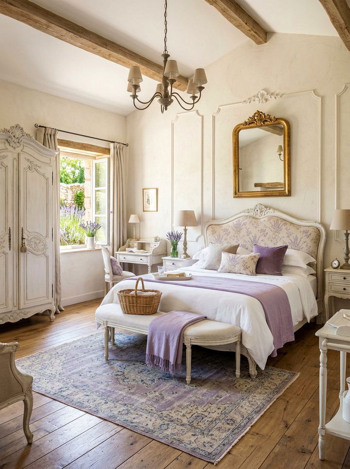 French Country Bedroom - 30 feminine bedroom ideas