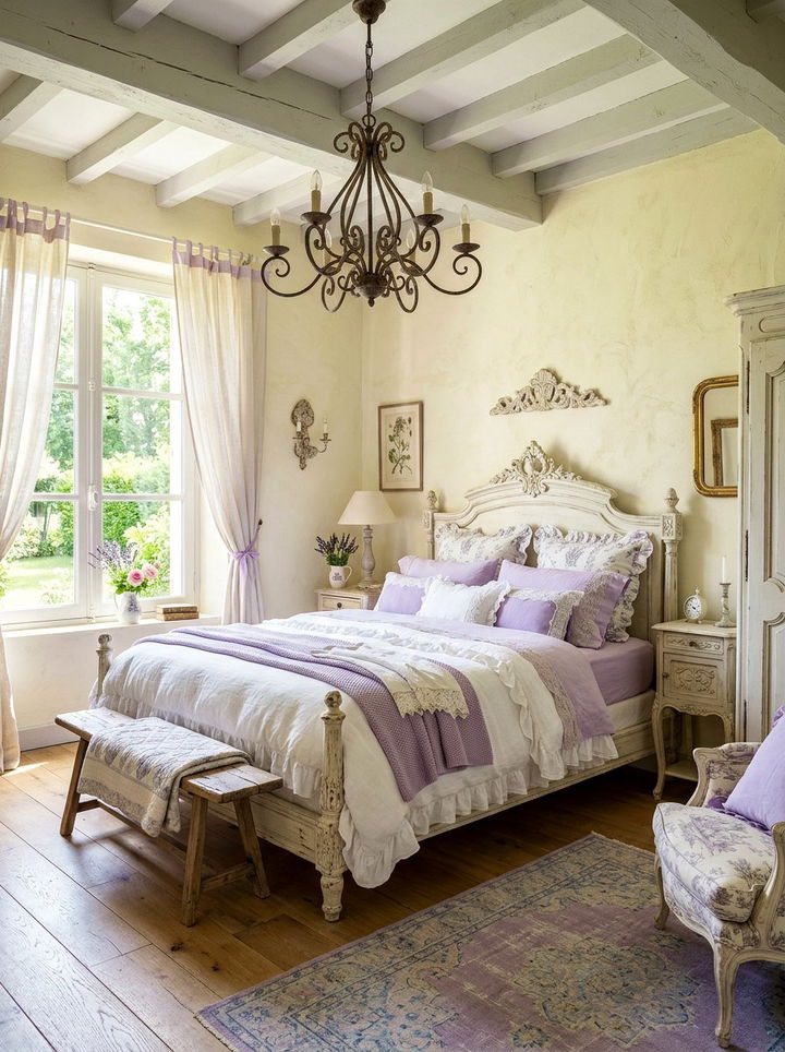 French Country Bedroom - 30 model home bedroom ideas