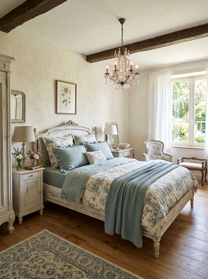 French Country Bedroom - 30 bedroom styling ideas