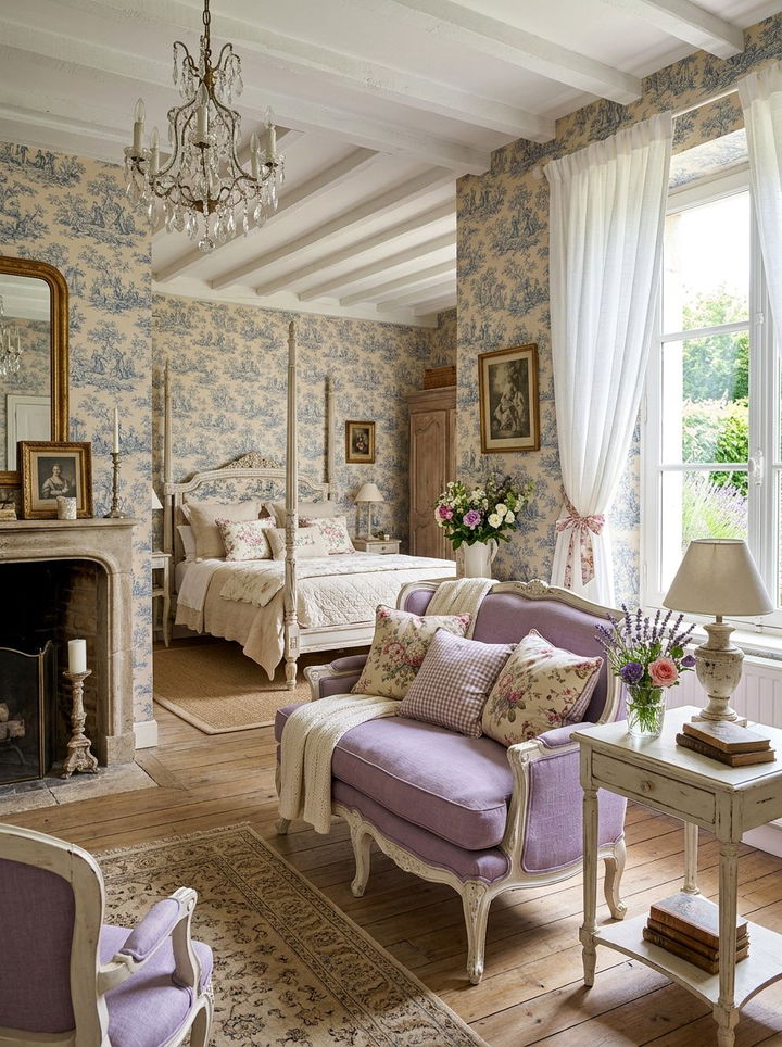 French Country Bedroom Loveseat - 30 bedroom loveseats