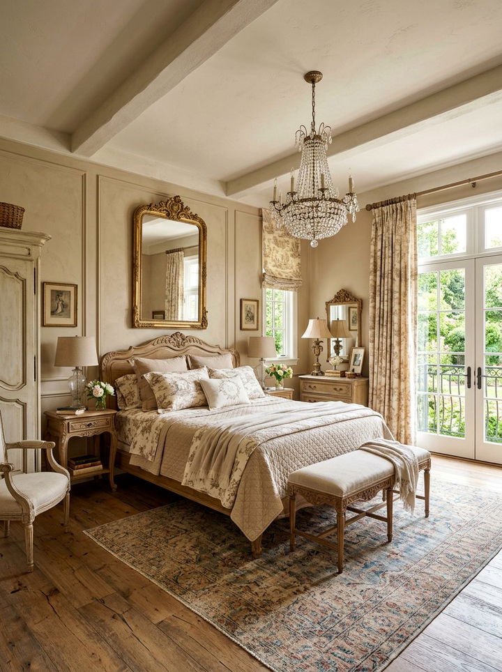 French Country Beige Bedroom - 30 beige bedroom decor ideas