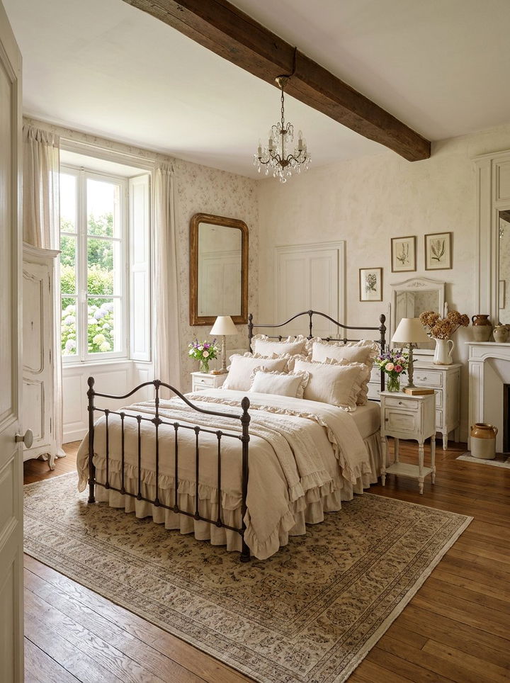 French Country Champagne Bedroom - 30 champagne bedroom ideas