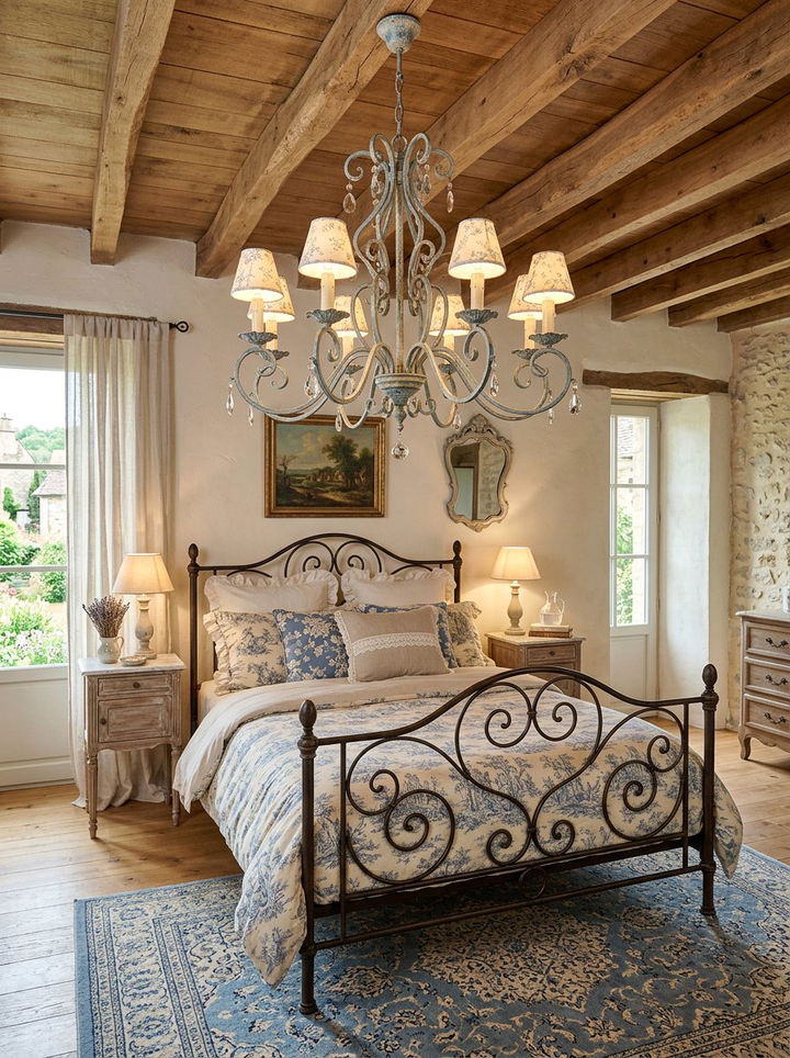 French Country Chandelier - 30 bedroom chandeliers