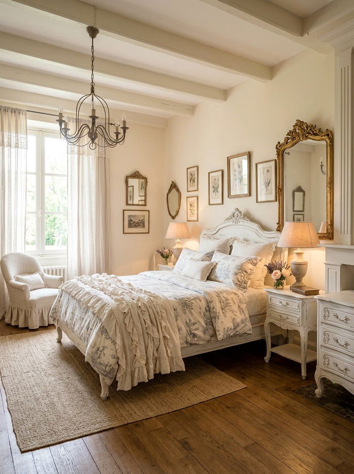 French Country Cream Bedroom - 30 cream bedroom design ideas