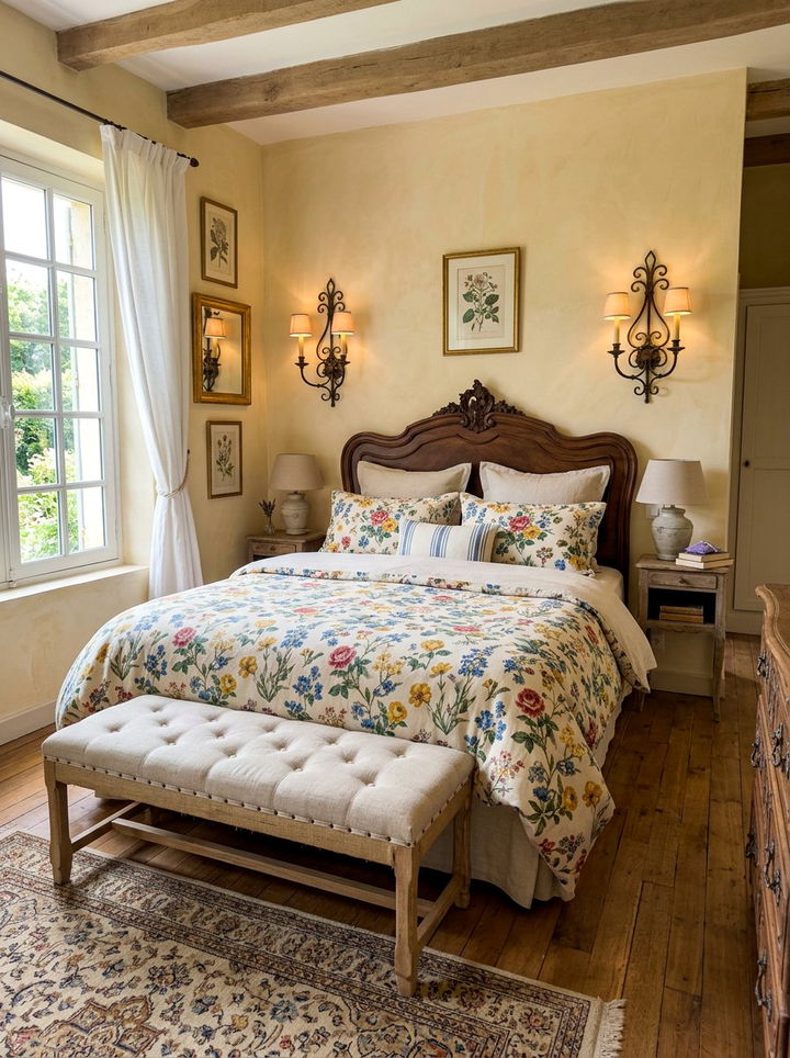 French Country Floral Bedding - 30 bedroom floral bedding ideas