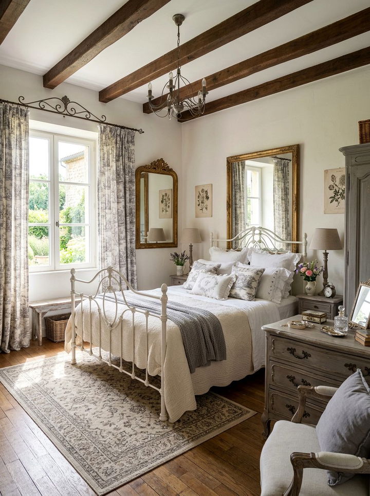 French Country Gray And White Bedroom - 30 gray and white bedroom ideas
