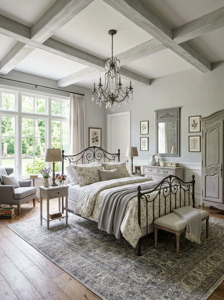 French Country Gray Bedroom - 30 gray bedroom design ideas