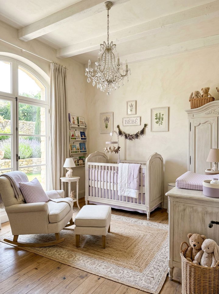 French Country Nursery - 30 newborn bedroom ideas