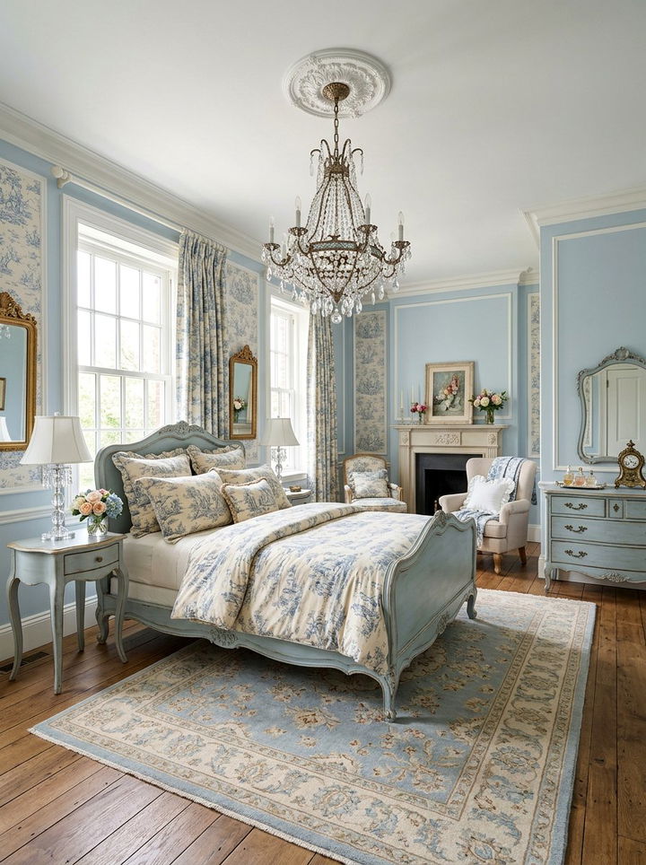 French Country Powder Blue Bedroom - 30 powder blue bedroom ideas