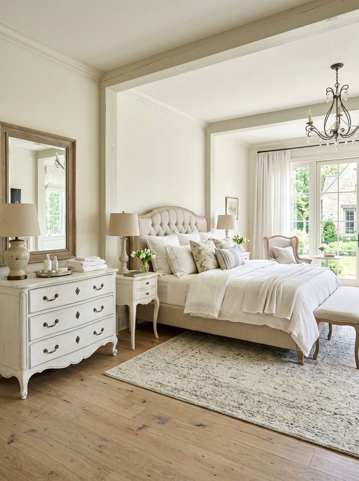 French Country Transitional Bedroom - 30 transitional bedroom ideas