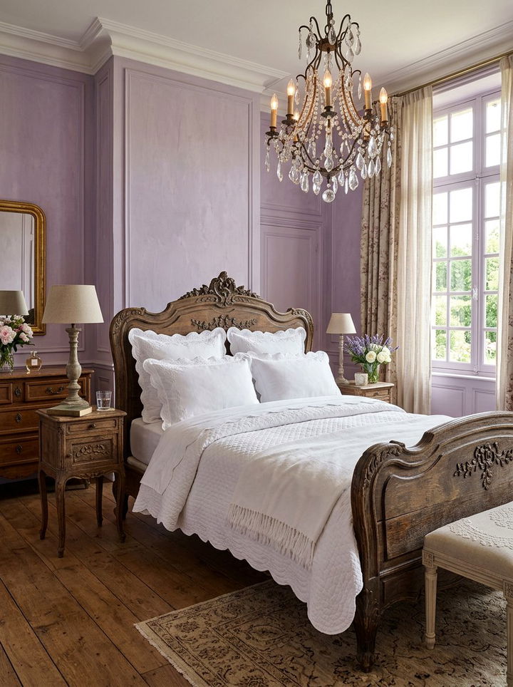 French Country White Bedding - 30 bedroom white bedding ideas