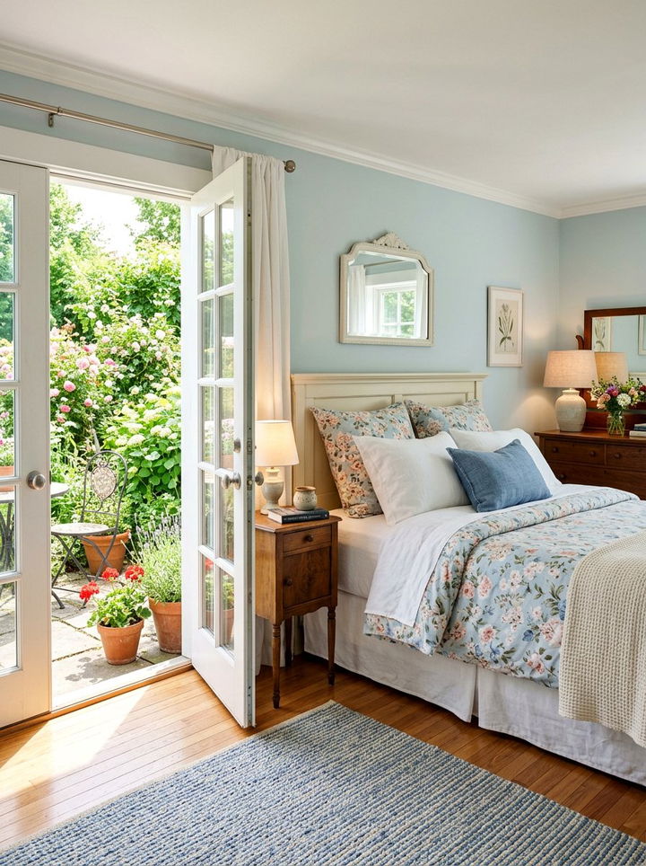 French Door Guest Room - 30 bedroom with patio doors