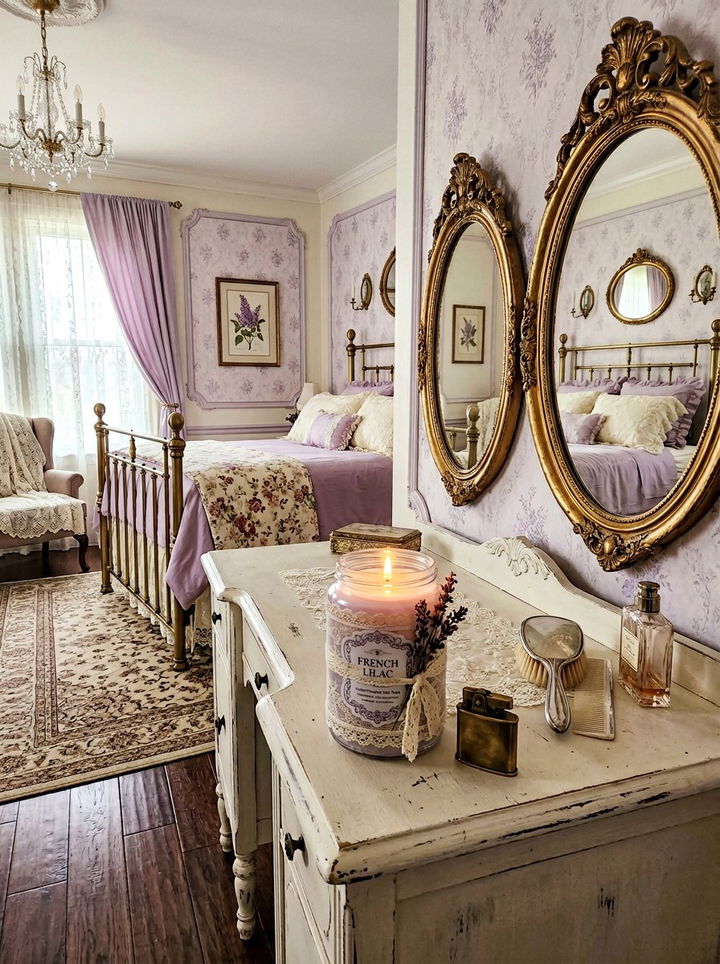 French Lilac Candle - 30 bedroom scented candles