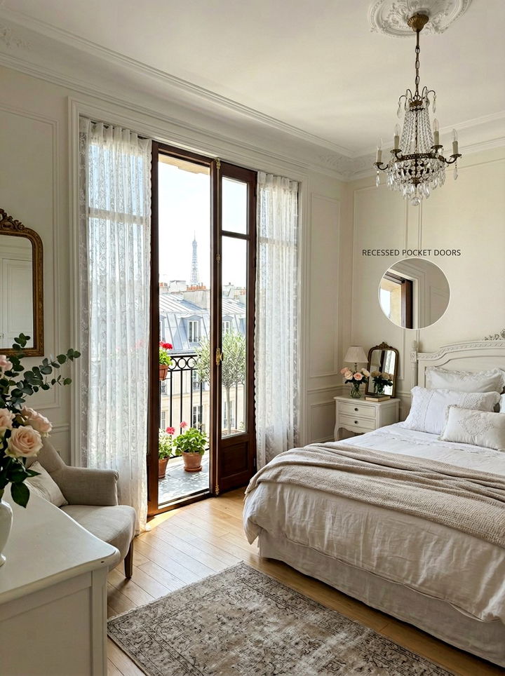 French Pocket Door Bedroom - 30 bedroom pocket doors