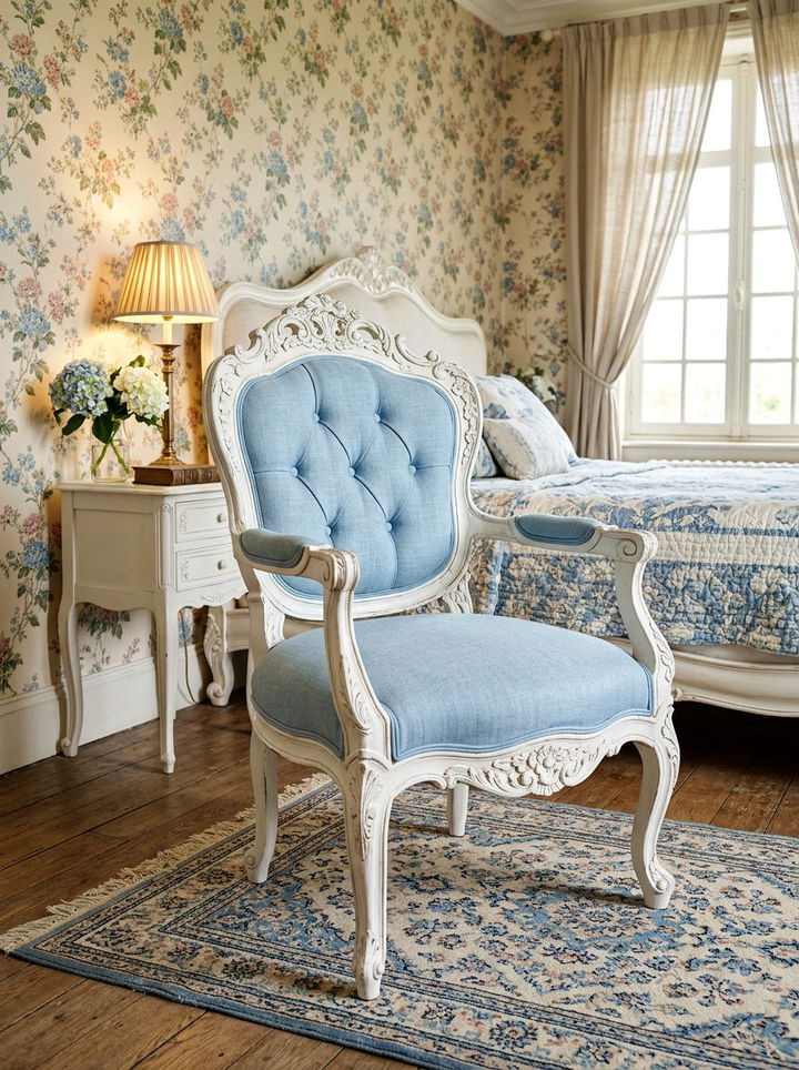 French Provincial Chair - 30 bedroom lounge chairs