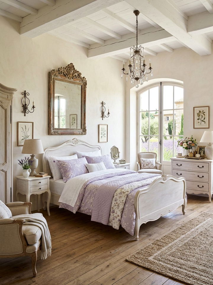 French Provincial Style - 30 boutique hotel bedroom ideas