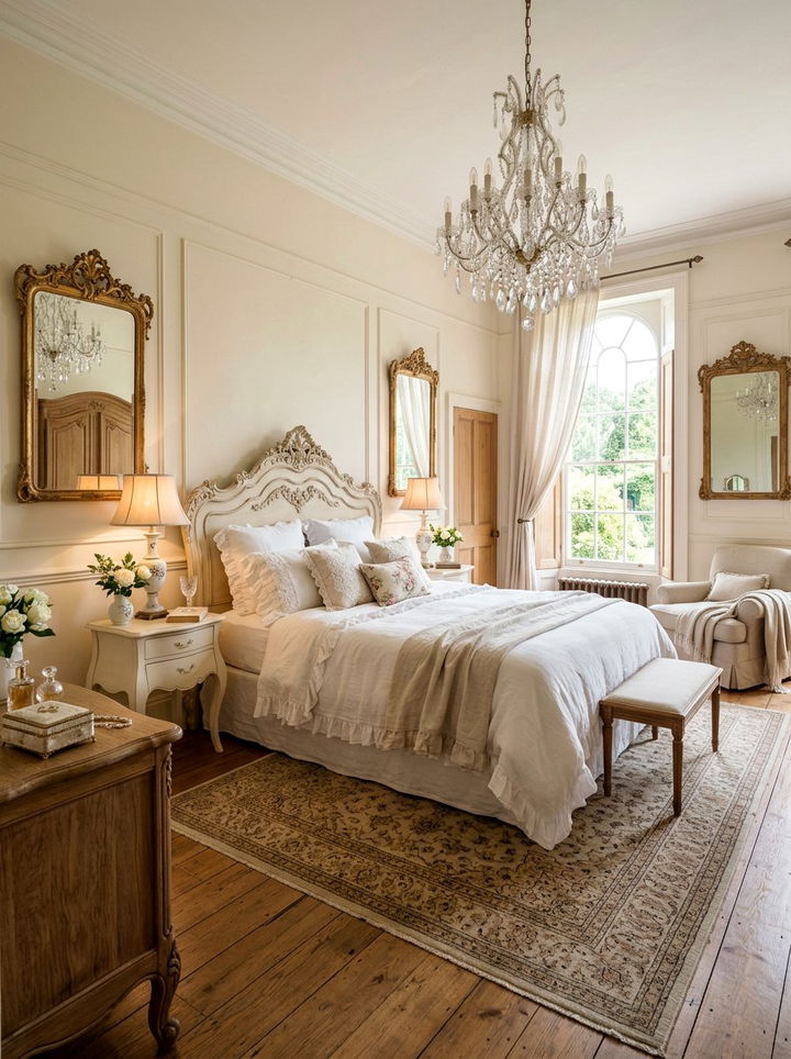 French Provincial White Bedroom - 30 white bedroom design ideas
