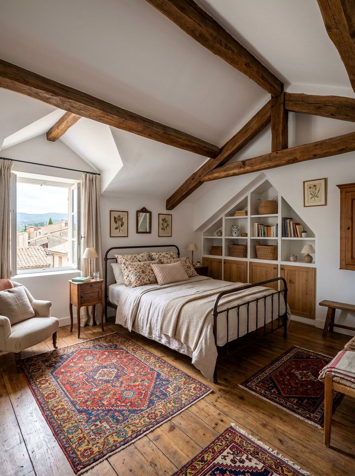 French attic bedroom - 30 French bedroom ideas