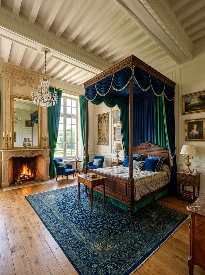 French chateau bedroom - 30 French bedroom ideas