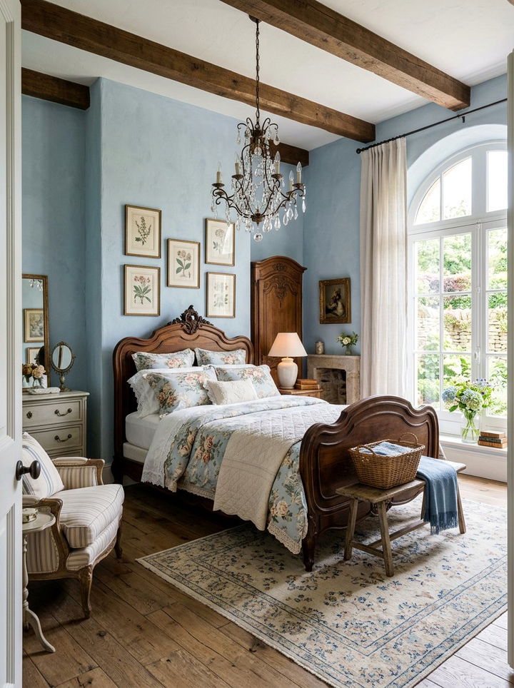 French country bedroom - 30 restful bedroom ideas