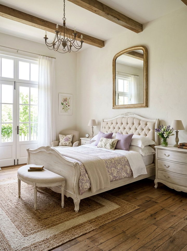 French country bedroom - 30 serene bedroom ideas