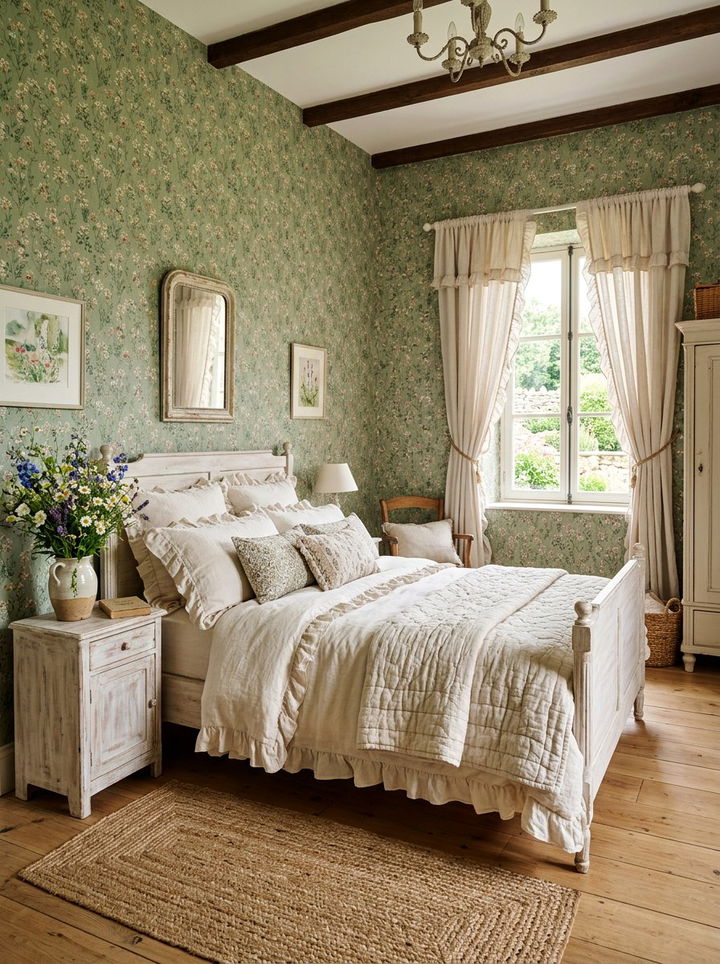 French country wallpaper - 30 bedroom vintage wallpapers